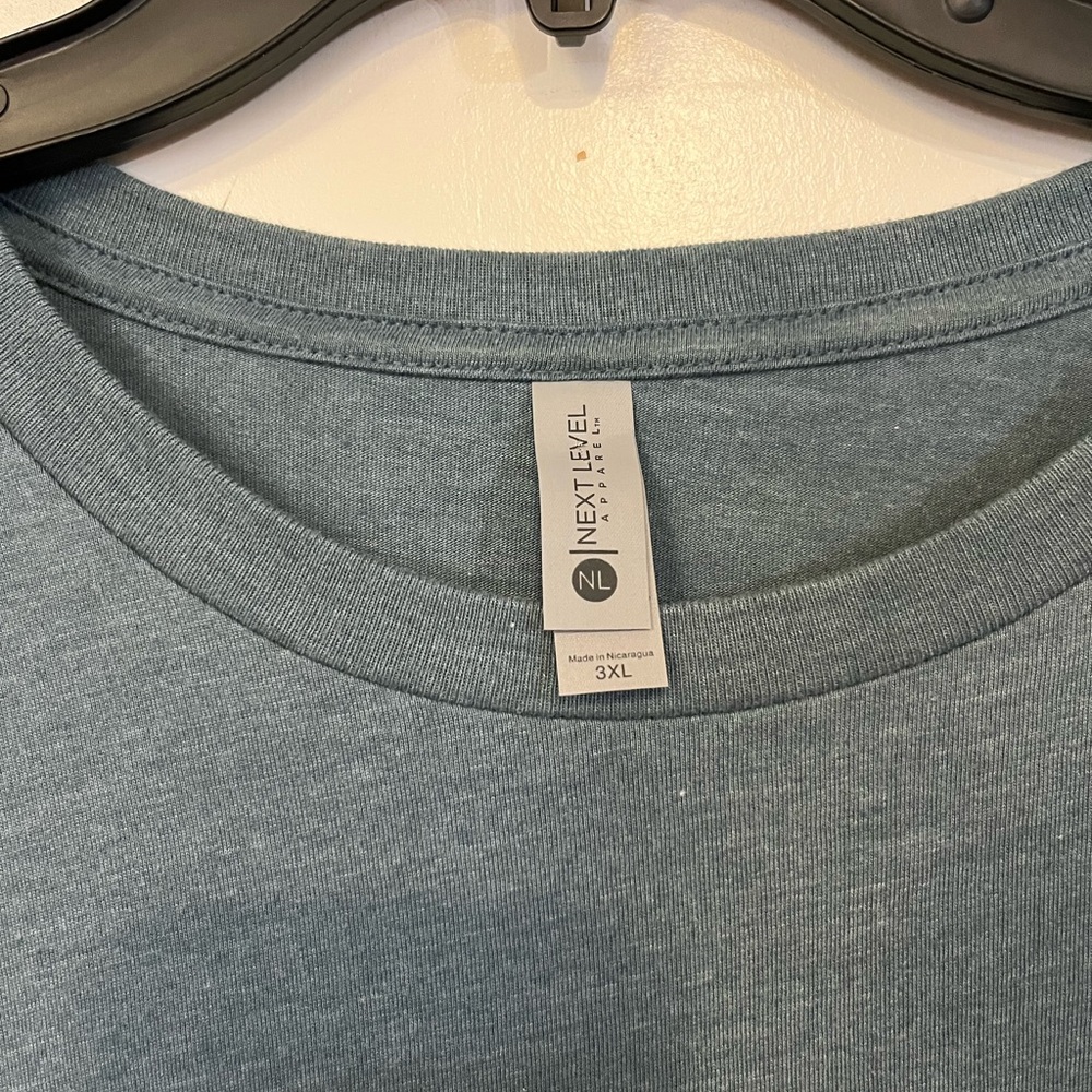 Next Level Apparel Teal Short Sleeve Tee - Picture 2 of 4